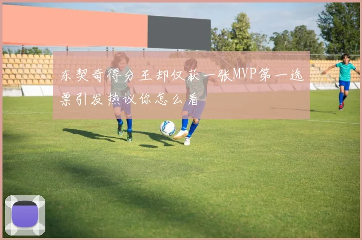 东契奇得分王却仅获一张MVP第一选票引发热议你怎么看